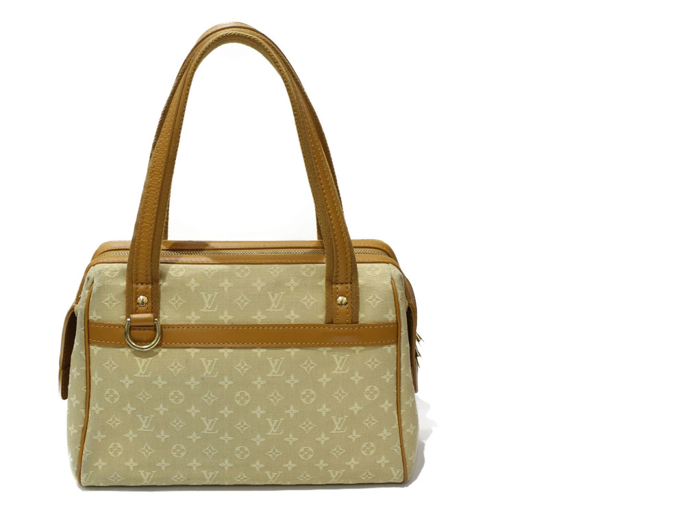 Louis Vuitton Beige Boston Handbag Monogram Josephine Canvas Tan